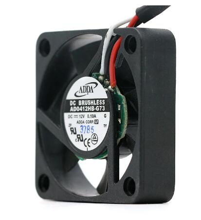 Original ADDA AD0412HB-G73 Cooling Fan 12V 0.1A 1.2W 3wires AD0412HB-G73 Fans